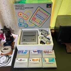 美品    スーパーファミコン ➕カセット6個