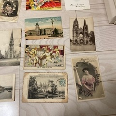 パリの蚤の市購入ヴィンテージレターフランス語アンティークインテリアに！の画像