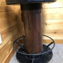 スツール　椅子　バー　カウンター　テーブル　ヴィンテージ　中古の画像