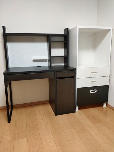 IKEA STUVA/ストゥヴァ 収納 ホワイト/ブラックブラウン