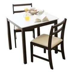 今月処分♯最終価格♯美品♯ダイニングテーブルセット♯ブラウン/ナ...