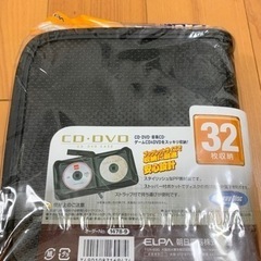 【新品】CD・DVDケース 32枚収納 ELPAの画像