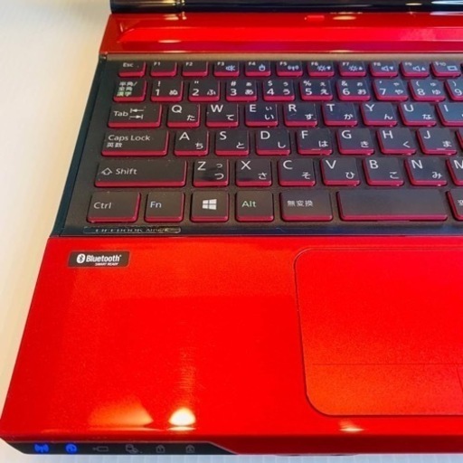 富士通/美品/高性能/レッド/Core i5/Windows11/新品SSD 256G搭載
