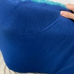ニコアンド　座椅子　青の画像