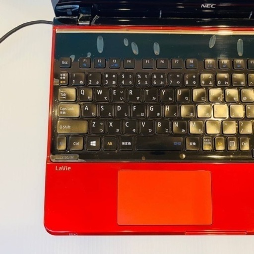 NEC/美品/カメラ付き/win11/レッド/新品高速SSD 256G搭載