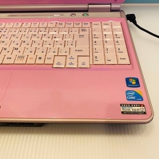NEC/かわいい/ピンク/Corei3/Win11/新品SSD256G搭載