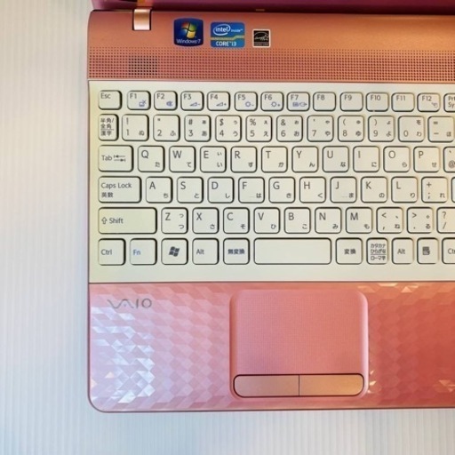SONY/美品/キラキラピンク/かわいい/Corei3/新品SSD 256G搭載