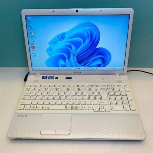 SONY/美品/高性能/キラキラホワイト/Corei5/win11/新品SSD 256G搭載