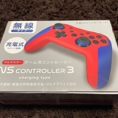 NSコードレスコントローラー（ゲーム機、PC、スマホ使用可能）グリーンの画像