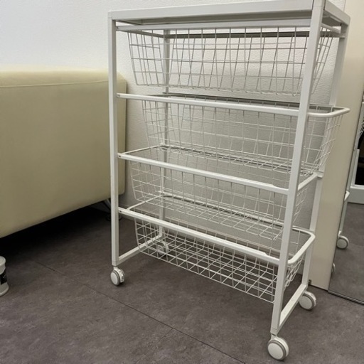 美品！ IKEA  ワゴン 白