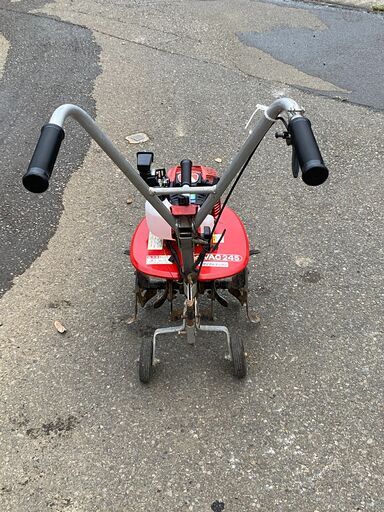 ナタ爪程度良く整備済 片手で持て初心者でもかけ易い 井関 アグリップ 4サイクル 1.6馬力 耕運機 VAC245 移動輪付 現物確認 初期不良対応