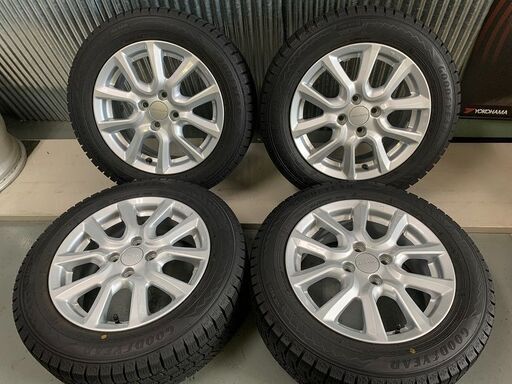 売約済　本物の深溝★185/60R15　ホンダ専用　モデューロ　アイスナビ8　フィット　シャトル　グレイス　グッドイヤー　最新モデルスタッドレス