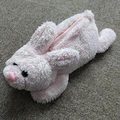 ぬいぐるみ型 うさぎ ペンケース ポーチ