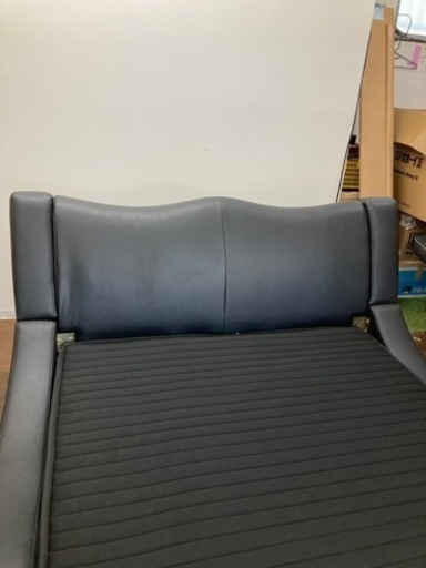 ◼️【中古品】ダブルベッド黒色