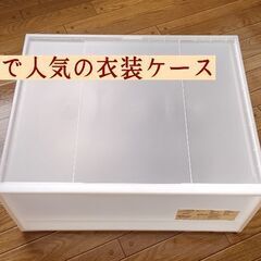 無印で人気の衣装ケース大