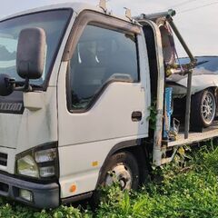 【値下げ】タイタン積載車 AT、5t限定可！ ウインチ付 アルミブリッジ付 ベルト交換済みの画像