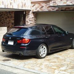 検査5年8月535iツーリングMスポーツ オプション多数/アクティブクルーズ/ナイトビジョン/パノラマルーフ/シナモンブラウンレザー/HDDナビ/ETCの画像