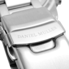 新品 DANIEL MULLER ダニエルミューラー クロノグラフ 腕時計 ステンレス シルバー ホワイト 白 文字盤 クォーツ メンズ ウォッチ DM-2003WH 希少 名品 正規品 クラシック モダン コレクション カジュアル ラグジュアリー スポーツ ラグスポ モード ドレス ビジネス パーティー フォーマル 結婚式 冠婚葬祭 プレゼント ギフト mixsculture ミックスカルチャーの画像