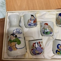 七福神 徳利とお猪口セットの画像