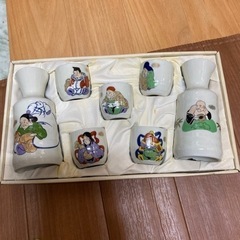 七福神 徳利とお猪口セット
