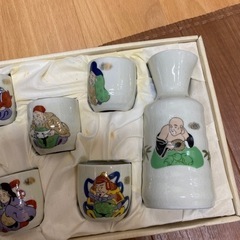 七福神 徳利とお猪口セットの画像