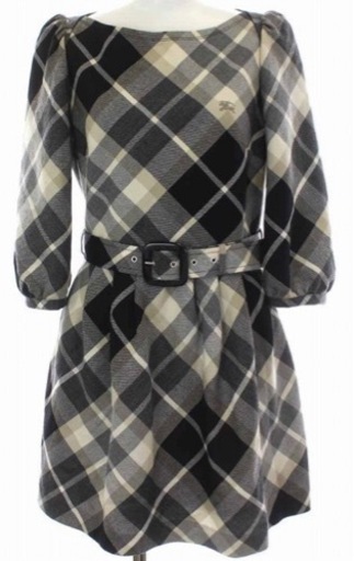 バーバリー　西野カナ　着用モデル　ブルーレーベル　ワンピース　36