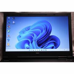 【Office2021pro付】 イライラしない、NECノートパソコン・Windows11 ＆ SSDで高速（NEC VersaPro VX-K）の画像