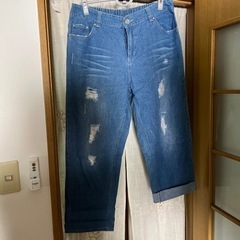 大きいサイズダメージパンツ