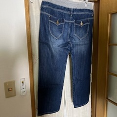 大きいサイズパンツ　ウエストヒモありの画像