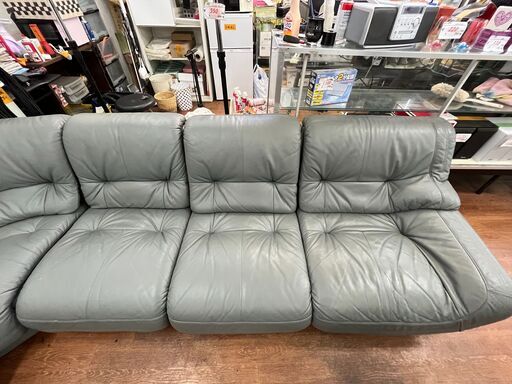 【リサイクルショップどりーむ天保山店】●4906●　ソファ　カリモク　大型ソファ　L字型ソファ　組み換え自由　高級家具大手メーカー品　( *´艸｀)