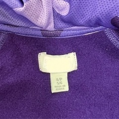 美品！キッズ　ジャージーパーカー(パープル) 110cmの画像