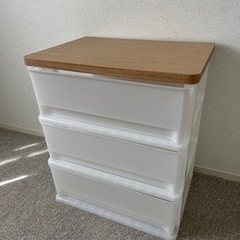 美品＊ニトリ　収納ケース3段の画像
