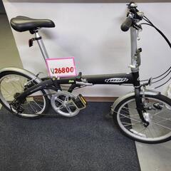 自転車 中古 折りたたみ DAHON ブラック 20インチ 7段...