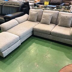 【愛品館八千代店】カウチソファ　オットマン付　②