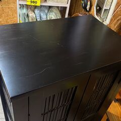 定価¥24178 アジアンバンブーキャビネット 天然木 竹 アジアン家具 シノワ家具 シノワズリ バリ家具 収納棚 リビング収納 インテリア★買取帝国 志木店の画像