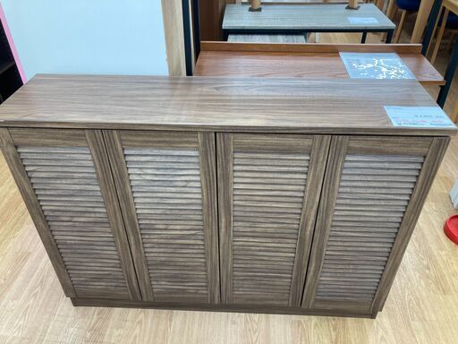 ★ジモティ割あり★  シューズボックス ブラウン H87×W120×D31 クリーニング済み KJ953