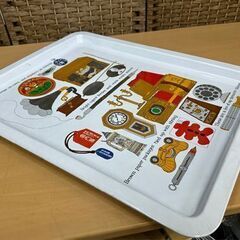  昭和レトロ ブリキトレイ アンティーク雑貨 角盆 トレイ プレート 内外レコード ヴィンテージ トレー ☆ PayPay(ペイペイ)決済可能 ☆ 札幌市 白石区 東札幌 アウトレットモノハウス白石店の画像