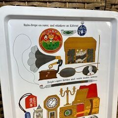  昭和レトロ ブリキトレイ アンティーク雑貨 角盆 トレイ プレート 内外レコード ヴィンテージ トレー ☆ PayPay(ペイペイ)決済可能 ☆ 札幌市 白石区 東札幌 アウトレットモノハウス白石店の画像