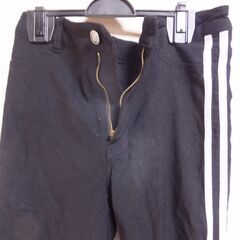 格安　女性　女子　ストレッチ　パンツ　黒色　Lサイズ　