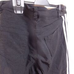 格安　女性　女子　ストレッチ　パンツ　黒色　Lサイズ　の画像