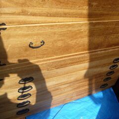 桐たんす上下２棹高さ合計１０１ｃｍの画像