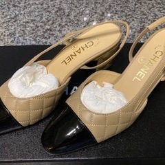 新品未使用シャネルスリングバック36.5