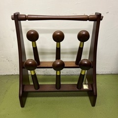 【ビンテージ】ニチハン　木製スリッパラック　昭和レトロ　当時モノ