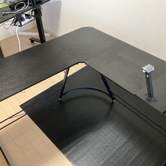 直接引き取り限定　L字デスク