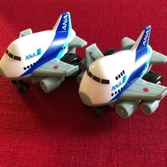 ANA 機内おもちゃ　ジェット２機セット　