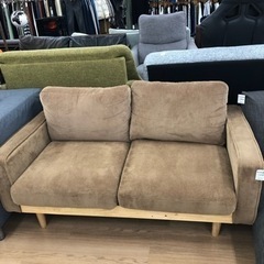 2人掛けソファー ブラウン(トレファク上福岡】