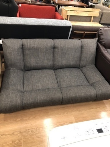 2人掛けソファー グレー (トレファク上福岡】
