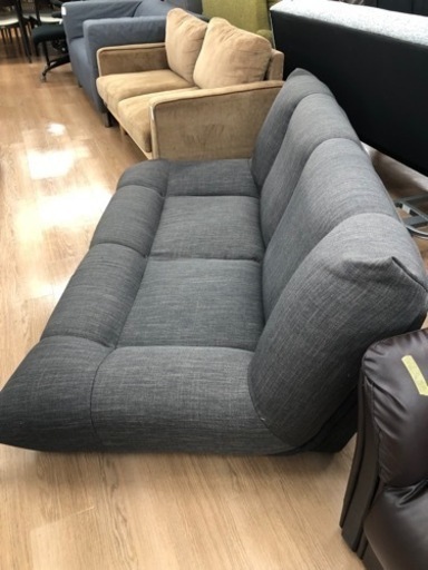 2人掛けソファ グレー【トレファク上福岡】