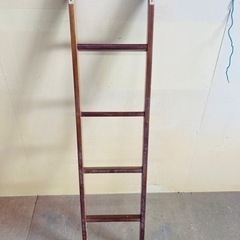 木製ハシゴ　約1240✖️300の画像