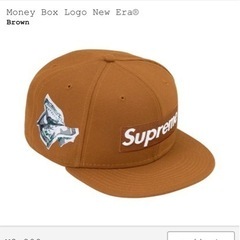 supreme ニューエラ　moneyboxlogo